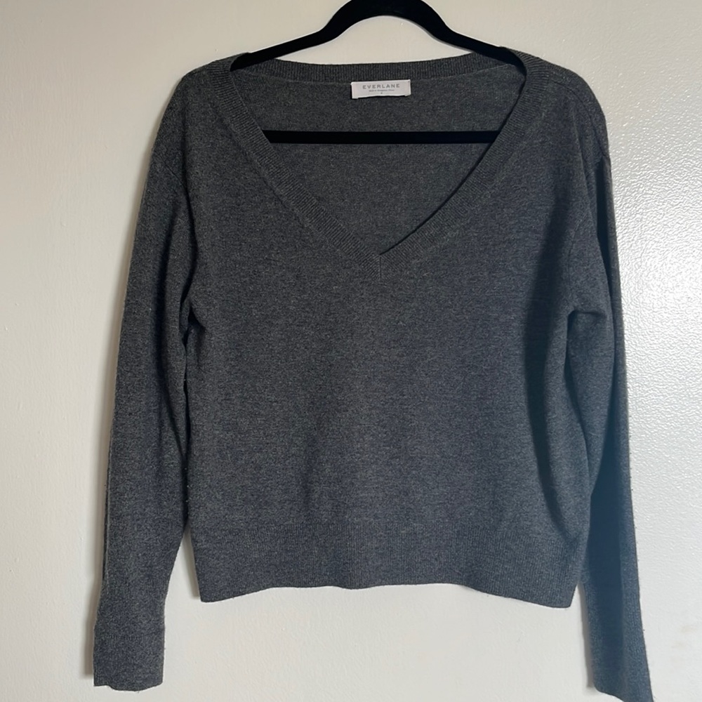 Everlane V-neck Cashmere Sweater